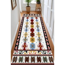 Eliana Home Dijital Baskı Yıkanabilir Kaymaz Taban Salon Halısı ve Yolluk LN164-FNL470