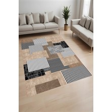 Eliana Home Dijital Baskı Yıkanabilir Kaymaz Taban Salon Halısı ve Yolluk LN135-FNL440