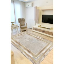 Rovigo Home Dijital Baskı Yıkanabilir Kaymaz Taban Salon Halısı ve Yolluk RV095-FNL382