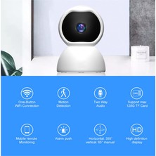 Qasul Wifi Güvenlik Kamerası 2mp 1080P Hd Akıllı Ip Kamera Onvif V380 Pro 360°