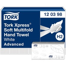 Tork Xpress Z Katlı Yumuşak Kağıt Havlu - Çift Katlı - 180 Yaprak - 21 Paket - 21,2 cm x 25,5 cm