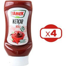 Tamek Ketçap 355 gr Acılı x 4 Adet