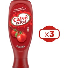 Calve Ketçap 610 gr x 3 Adet