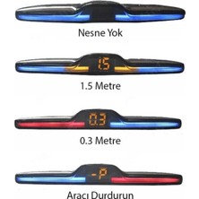 Schumi Guard Park Sensörü Yeni Nesil Renk Değiştiren LED Ekranlı Sesli Gri (22MM)