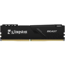 Kingston Beast 16GB 3733MT/S Ddr4 CL19 Dımm KF437C19BBK2/16TR Masaüstü Ram