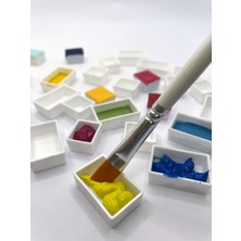 Şemse Tam Ölçü Boş Suluboya Tavası 4 ml - 24 Adet