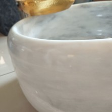 Sipahi Marble Afyon Beyaz Kabak Model Kurna