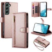 Manyi Mall Samsung Galaxy S22 Iş Standı Crossbody Kayış Cüzdan Için Flip Case (Yurt Dışından)