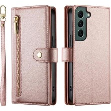 Manyi Mall Samsung Galaxy S22 Iş Standı Crossbody Kayış Cüzdan Için Flip Case (Yurt Dışından)