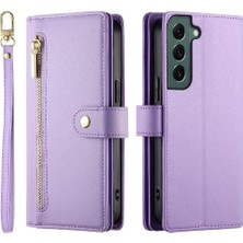 Manyi Mall Samsung Galaxy S22 Iş Standı Crossbody Kayış Cüzdan Için Flip Case (Yurt Dışından)