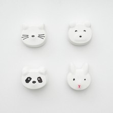 Miforde Buzdolabı Magnet, Buzdolabı Süsü - Panda Ayı Tavşan Kedi