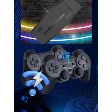 Teknoloji Gelsin Gaming Atari 2.4g Uyumlu Kablosuz Çift Kol Atari Retro 20000 Oyun Game Stick