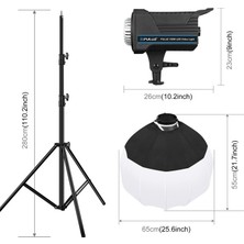 Cbtx Puluz 150W 3200K-5600K Stüdyo Video Işığı Softbox Set