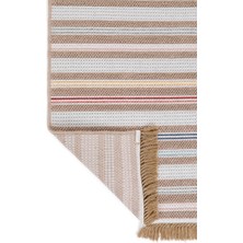 Empera Qılım  Mavi Modern Takma Saçaklı Kilim
