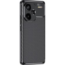 Adige Xiaomi Redmi Note 13 Pro Plus Kılıf Negro Karbon Desen Silikon