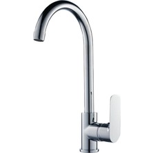 Fleko Krom Kuğu Lavabo Bataryası MOB402-2