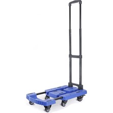 Balatlı 6 Tekerli Katlanabilir ve Ayarlanabilir Taşıma Arabası 200 kg