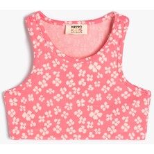 Koton Crop Atlet Kalın Askılı Çiçek Baskılı