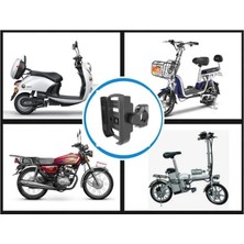 Airstorr Aırtsorr Akalite Metal Gidon Bağlantılı Motosiklet Bisiklet Scooter Telefon Tutucu Navigasyon Ayarlanabilir Genişlik, Pratik