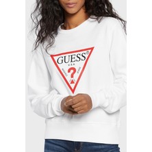 Guess Cn Original Pamuklu Regular Fit Bisiklet Yaka Sweat W2YQ16KBA11 Bayan Sweat W2YQ16 KBA11 G011