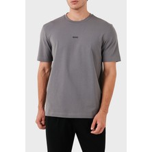 Boss Streç Pamuklu Bisiklet Yaka T-Shirt Erkek T-Shirt 50473278 029