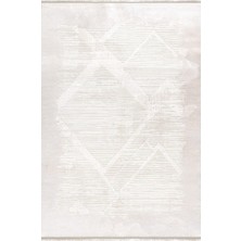 Artemis Halı Murano 06431F Krem Bej Modern Saçaklı Halı