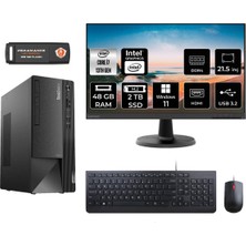 Lenovo Thinkcentre Neo 50T Intel Core I7 13700 48GB 2tb SSD 21.5" Fhd Monitör W11H 12JD0008TR Masaüstü Bilgisayar & Per4 USB Bellek 12JD0008TRMNT394