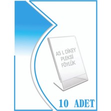 Bubi Studios L Tipi A5 Kağıdı Boyutlu Pleksi Föylük 10 Adet
