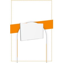 Bubi Studios A5 U Tipi Yatay 5'li Masa Üstü 2.8 mm Şeffaf Pleksi Föylük Broşürlük