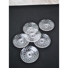 Purelegant Valeria Cam Çerezlik Sunum Şekerlik Sosluk Kahvaltılık Kase Sunumluk Seti 6 Parça- 10cm