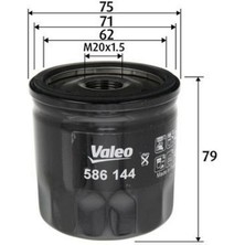 Valeo Yağ Filtresi Clio Iv-Kng Ii-Mgn Iii-Iv-Dokker-Lodgy-Logan Ii-Sandero Ii-Qashqai Ii-Juke 18051