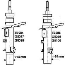 Monroe Amortisör Ön Sağ Peugeot 207 2006- (51MM) 12