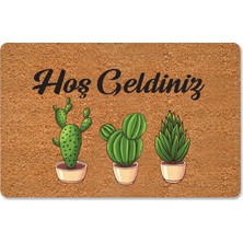 M&H Quality Modern Dijital Paspas - Hoşgeldiniz Yazılır Karşılama Paspas - Kapı Önü Dekoratif Paspas