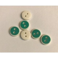 öztürk Beyaz Çember Bebe Düğmesi. 1.4cm 6'lı Paket.