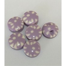 öztürk Benekli Polyester Bebe Düğme 1.5cm 6'lı Paket