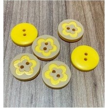 öztürk Papatya Bebe Düğme. 1.5cm 6'lı Paket.