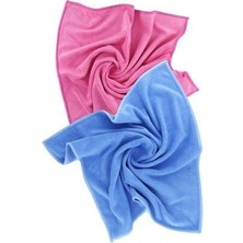 Silver Home Universal 2li Mikrofiber 50X70 cm Temizlik Bezi - Pembe/mavi