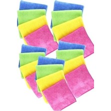 Silver Home Süper Emici 235 Kalite 40X40CM 20LI Mikrofiber Bez - Yıka Yıka Kullan