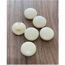 öztürk Petek Desenli Polyester Bebe Düğme 1.5cm 6'lı Paket