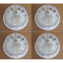 Nisaca Elektrohan Tavan Lambası Glop Armatür. 4lü Avantaj Paket. Wc Tuvalet Banyo Balkon Merdiven Teras