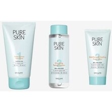 Oriflame Pure Skin Cilt Bakım Seti (Jel-Tonik-Losyon)