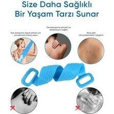 Obrigado Banyo Sırt Kesesi Çift Taraflı Silikon Duş Lifi Fırçası Peeling Beden Temizleme