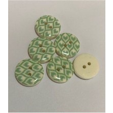 öztürk Porselen Kaplı Bebe Düğme. 1.5cm 6'lı Paket.