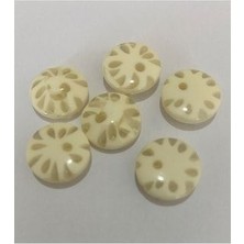 öztürk Benekli Polyester Bebe Düğme 1.5cm 6'lı Paket