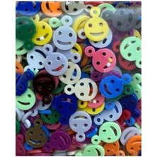 Pulsan Pleksi Mat Gülenyüz Oya ve Işleme Pul 7mm. 20GR.