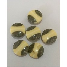 öztürk Damarlı Polyester Bebe Düğme 1.5cm 6'lı Paket