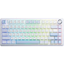 Aula F75 Mekanik Rgb Tkl Gray Switch Kablosuz Makrolu Hot Swap Klavye Buz Mavisi