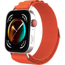 Sneezy Huawei Watch Fit 3 Ile Uyumlu Özel Frost Tasarım Alpine Loop Dayanıklı Akıllı Saat Kayışı