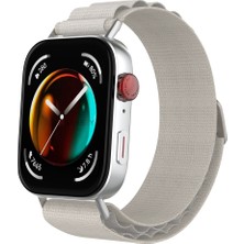 Sneezy Huawei Watch Fit 3 Ile Uyumlu Özel Frost Tasarım Alpine Loop Dayanıklı Akıllı Saat Kayışı