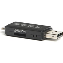 Dark 2.0 USB/Micro USB Çok Fonksiyonlu SD/TF Kart Okuyucu ve Yazıcı (DK-AC-UCR204)